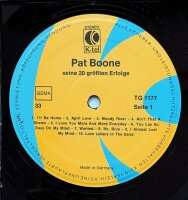 Pat Boone - Seine 20 Gr”áten Erfolge [Vinyl LP]