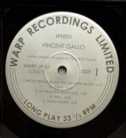 Vincent Gallo - When [Vinyl LP]
