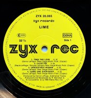 Lime - Take The Love [LP] | ZYX Records - ZYX 20.065  | Germany, 1986 | /EX