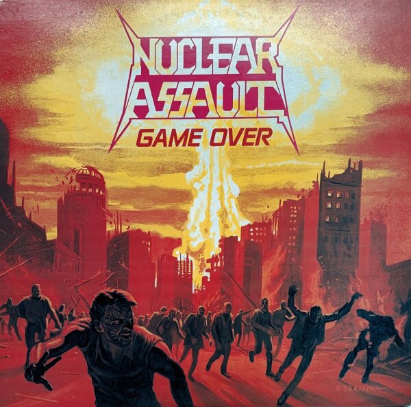 Nuclear Assault - Game Over [LP] | Under One Flag - FLAG 5 | UK, 1986 | /EX