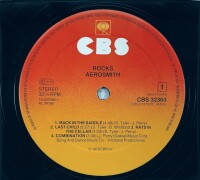 Aerosmith - "Rocks" [LP] | CBS - 32360 |...