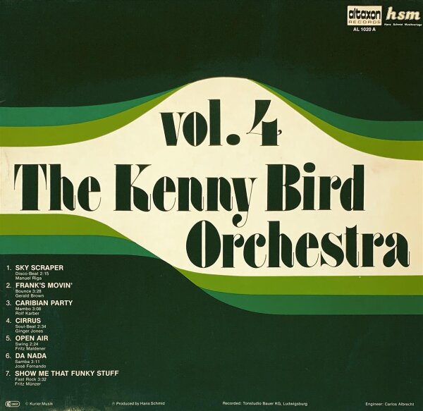 The Kenny Bird Orchestra / Lados Latin Combination - Volume 4 [LP] | Altaxon - AL 1020 | Germany | VG/VG+
