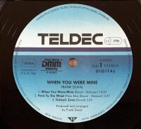 Frank Duval - When You Were Mine [LP] | Teldec -  6.26555 AS | Germany, 1987 | NM/VG+