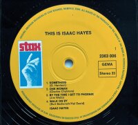 Isaac Hayes - This Is Isaac Hayes [LP] | Stax - 2363 006 | Germany, 1971 | /