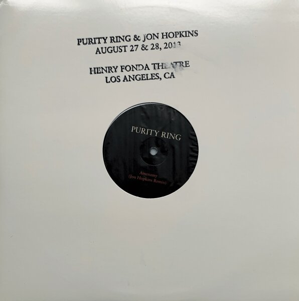 Purity Ring / Jon Hopkins - Breathe This Air (Feat. Purtity Ring) / Amenamy (Jon Hopkins Remix) [Vinyl LP]