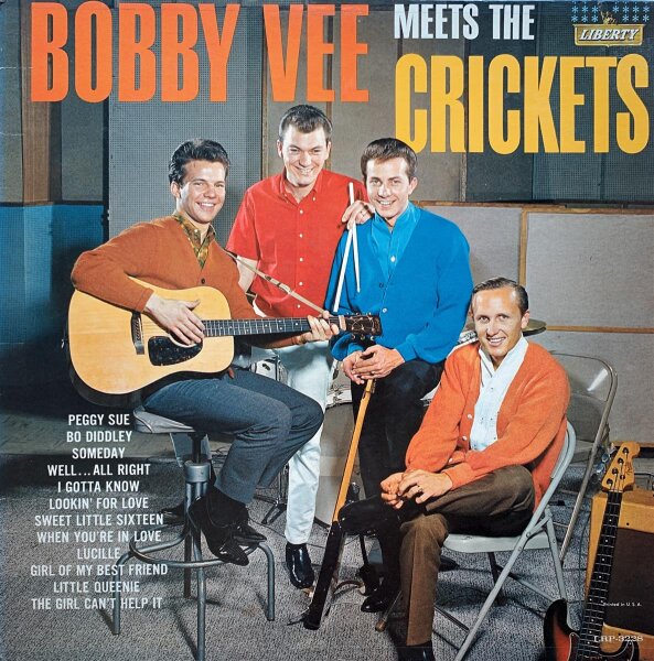 Bobby Vee, The Crickets - Bobby Vee Meets The Crickets [LP] | Liberty - LRP-3228 | US | G/G+
