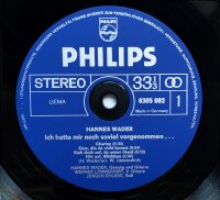 Hannes Wader - Ich Hatte Mir Noch So Viel Vorgenommen [Vinyl LP]