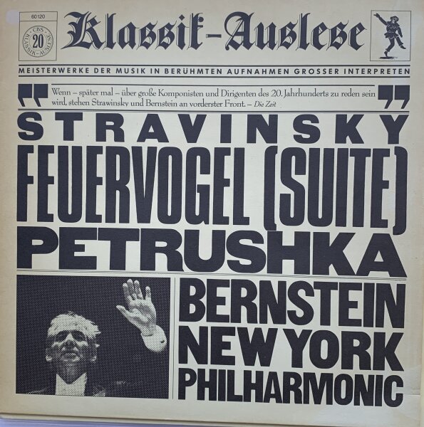 Stravinsky - Feuervogel - Petrushka [LP] | CBS - 60 120 | Germany, 1982 | /NM
