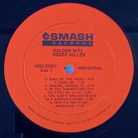 Roger Miller - Golden Hits [LP] | Smash Records -...
