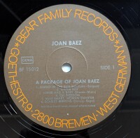 Joan Baez - A Package Of Joan Baez [LP] | Bear Family...