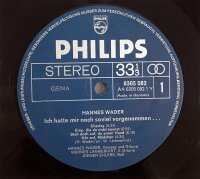 Hannes Wader - Ich Hatte Mir Noch Soviel Vorgenommen [LP]...