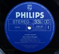 Hannes Wader - Der Rattenfänger [LP] | Philips -...
