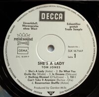 Tom Jones - Tom Jones Sings Shes A Lady [Vinyl LP]