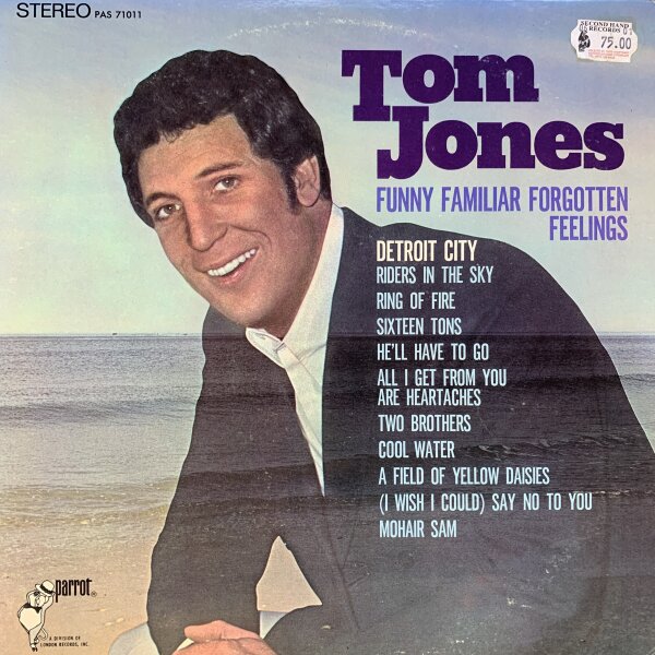Tom Jones - Funny Familiar Forgotten Feelings [LP] | Parrot - PAS-71011 | US, 1967 | VG+/VG+