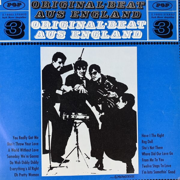 Various - Original Beat Aus England Vol.3 [LP] | Pop Schallplatten - Z 10003 | Germany, 1965 | VG/VG