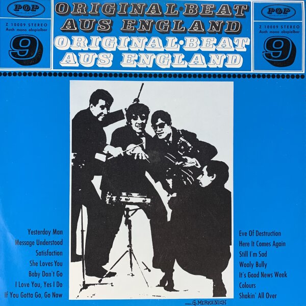 Various - Original Beat Aus England 9. Folge [LP] | Pop Schallplatten - Z 10009 | Germany, 1965 | VG+/VG+