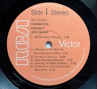 John Denver - Greatest Hits [LP] | RCA -  | EX/EX