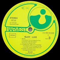 Eloy - Live [LP] | EMI - 1C 164-32 934/35 | VG+/VG