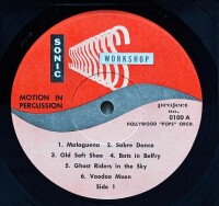 Hollywood Pops Orchestra - Motion In Percussion And Orchestra [LP] | Sonic Workshop - Project No.0100 | US, 1960 | VG/VG+