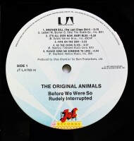 The Animals - Before We Were So Rudely Inerrupted [LP] |...