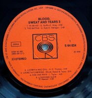 Blood, Sweat & Tears - Blood, Sweat & Tears 3 [LP] | CBS - S 64 024 | Germany, 1970 | VG/EX