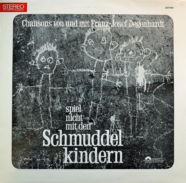 Chansons, Franz Josef Degenhardt - spiel nicht mit den Schmuddel kindern  [LP] | Polydor - 237 816 | VG/VG+