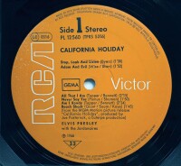 Elvis Presley - California Holiday [LP] | RCA - PL 12560...