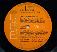 Elvis Presley - Girls! Girls! Girls! [LP] | RCA - 26.21022 | NM/VG+