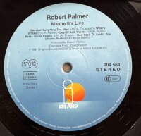 Robert Palmer - Maybe Its Live [Vinyl LP]