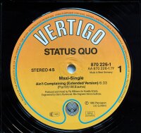 Status Quo - Aint Complaining [Vinyl 12 Maxi]