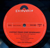 Franz Josef Degenhardt - Porträt [LP Box Set] |...