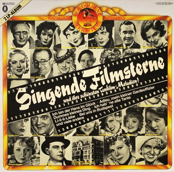 Various - Singende Filmsterne Und Ihre Schönsten Tonfilmmelodien [2LP] | Odeon - 1C 134-46 085/86 M | Germany | NM/VG+