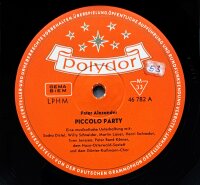 Peter Alexander - Piccolo Party [LP] | Polydor -  46 782 | Germany, 1963 | VG/G+