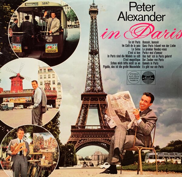 Peter Alexander - In Paris [LP] | Ariola - 74605 IU | Germany | VG/VG+