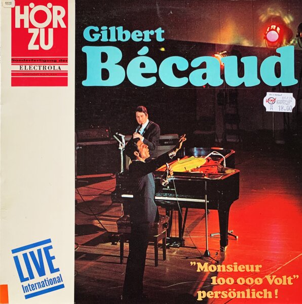 Gilbert Becaud - Live International [LP] | Electrola - SHZE 203 | Germany, 1966 | NM/VG+