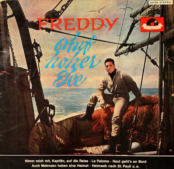 Freddy - Auf Hoher See [LP] | Polydor - 237 250 | Germany, 1965 | G/G