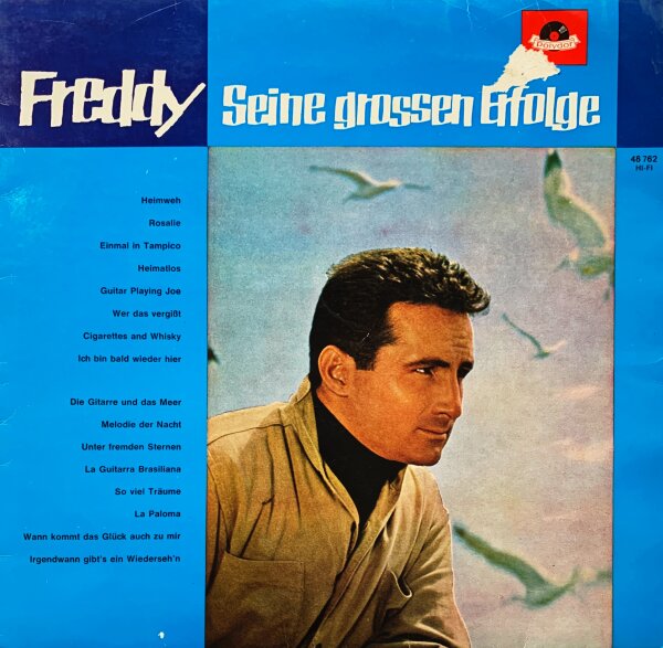 Freddy - Seine Grossen Erfolge [LP] | Polydor - 46 762 | Germany, 1965 | EX/VG