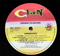 Adriano Celentano - Adriano Rock [LP] | Clan Celentano -...
