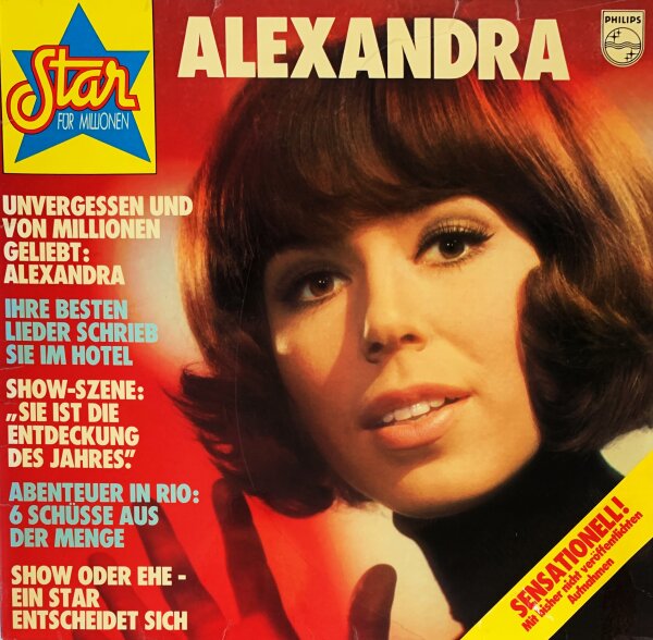 Alexandra - Star Für Millionen [LP] | Philips -  6305 301 | Germany, 1976 | VG+/VG