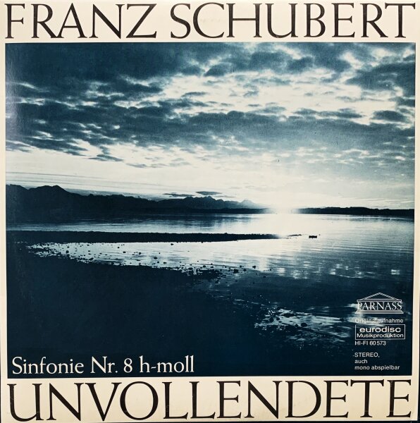 Rudolf Kempe - Schubert: Sinfonie Nr.8 H-moll Op.posth. "Unvollendete" [LP] | Parnass - 60 573 | Germany, 1966 | EX/VG+