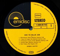 Bobbie Centry - Ode To Billie Joe [LP] | Emidisc - C...