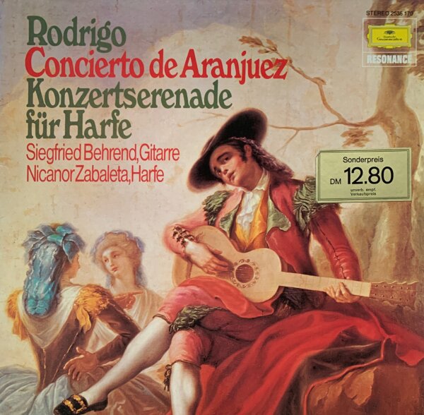 Rodrigo: Concierto De Aranjuez / Konzertserenade Für Harfe