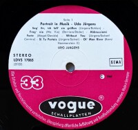 Udo Jürgens - Portrait In Musik [LP] | Vogue - LDVS 17065 | Germany, 1965 | VG/EX