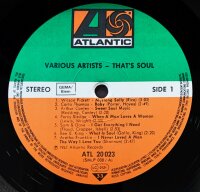 Various - Thats Soul 1-6 [LP] | Midi - MID 60 152 | Germany | NM/VG+
