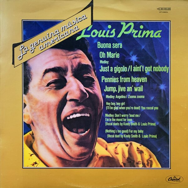 Louis Prima - La Genuina Musica Americana [LP] | Capitol - 10 c 064-080.688 | Spain, 1979 | NM/EX