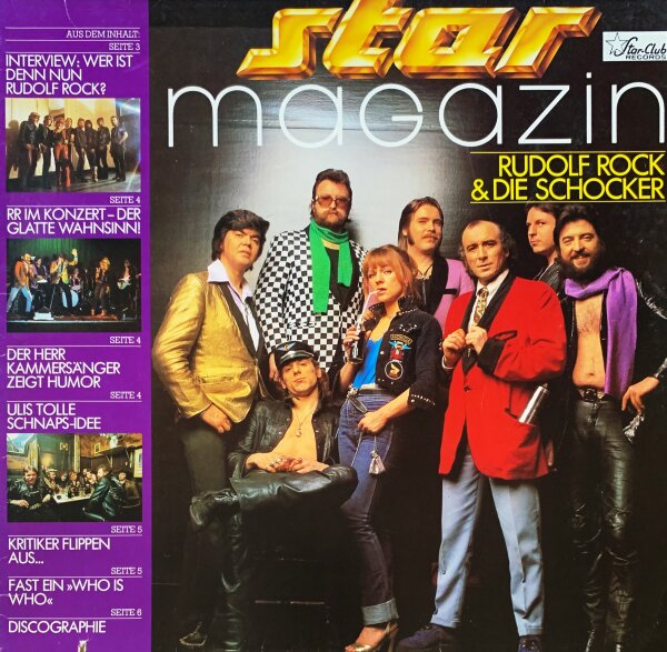 Rudolf Rock & Die Schocker - Star Magazin [LP] | Star Club - 6435 101 | Germany | NM/VG+