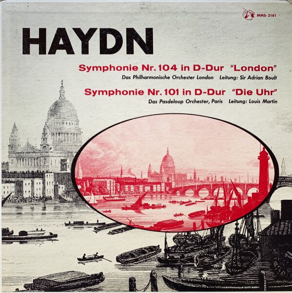 Haydn -  Symphonie Nr. 104 In D-Dur “London”, Symphonie Nr. 101 In D-Dur “Die Uhr” [LP] | Musical Masterpiece Society -  | VG+/EX