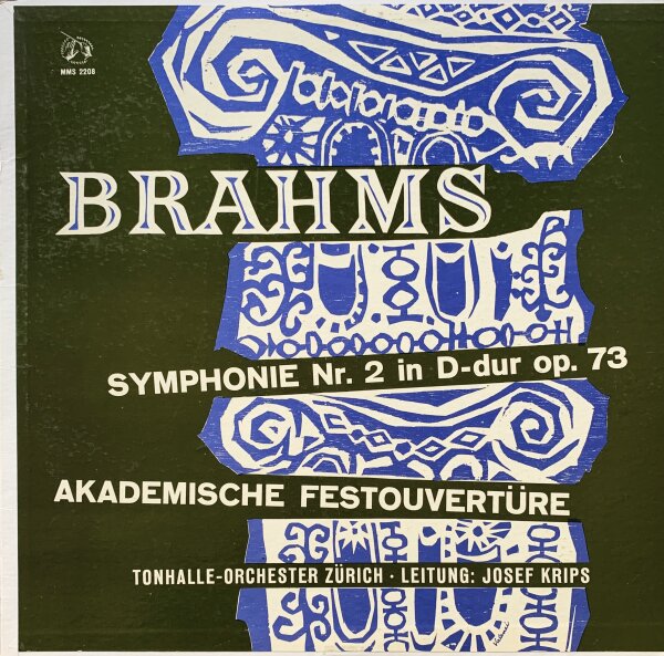 Brahms - Symphonie Nr. 2 In D-dur Op. 73 [LP] | Musical Masterpiece Society - MMS 2208 | Germany, Austria, & Switzerland | VG+/VG