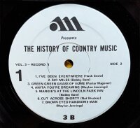 Various - The History Of Country Music Volume 3 [Vinyl LP]