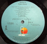Robert Palmer - Secrets [LP] | Island Records - ILPS 3544...